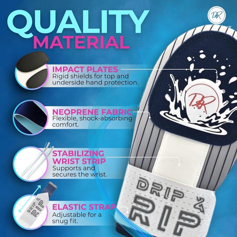 Drip & Rip Sliding Mitt Youth for Baseball & Softball - Ice Cream Sliding Mitt Design with Hand Protection - Base Running, Breathable, Durable, Ambidextrous - Ages 10+ - Image 3